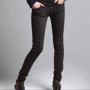 Rich & Skinny Black Houndstooth Skinny Jeans